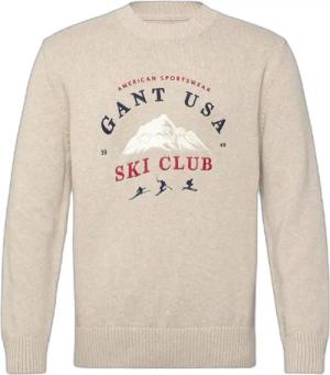 Bestickter Pullover Gant Graphic C-neck