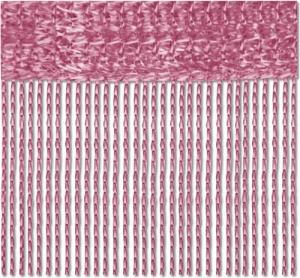 Bestlivings Fadenvorhang (1 St), Stangendurchzug, halbtransparent, Fadengardine mit Stangendurchzug 90x240cm (BxL), Insektenschutz