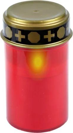 Bestlivings Grabkerze LED wetterfest, Batteriebetrieb (4-tlg), realistischer Flackereffekt, wiederverwendbar, 5-6 Wochen Leuchtdauer