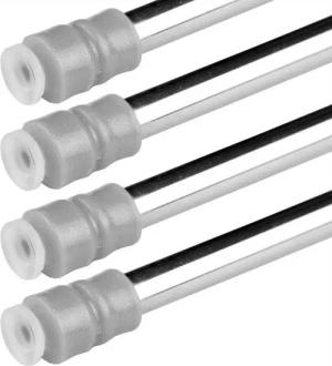 Bestlivings Klemmstange mit Drehtechnik – kein Bohren, kein Kleben, Ø 10 mm, 1-läufig, ausdrehbar, ohne Bohren, geklemmt, Edelstahl, Gardinenstange für Bistrogardine/Scheibengardine