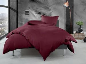 BETTWAESCHE-MIT-STIL Bettwäsche Mako Perkal Bettwäsche uni einfarbig, Perkal, 2 teilig