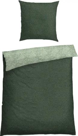 Bettwäscheset zweiteilig Renforcé grün - SCHIESSER Home 135*200