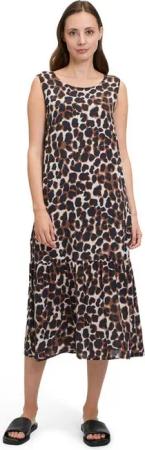 Betty&Co Sommerkleid Damen im Leo-Look Druck