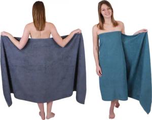 Betz Badetuch 2 Stück Badetücher groß XXL Berlin 100 x 200 cm Badetuch Saunatuch, 100% Baumwolle (2 Stück, 2-St)
