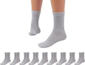 Betz Socken 10 Paar Damen und Herren Komfortbund ohne drückende Naht Classic (Set, 10-Paar, 10 Paar Socken) Farbe grau, Größe 43-46