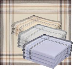 Betz Taschentuch 12 Stück Taschentücher Herrentaschentücher 40x40 cm - Leo 10, (Set, 12-St. 12 Stofftaschentücher), Stofftaschentücher Damen- Männertaschentücher