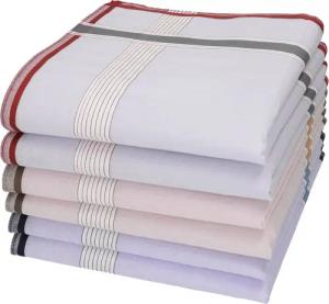 Betz Taschentuch Herren Stoff Taschentücher Set Leo 1 Dessin 7 Größe 40x40 cm, (Set, 6-St. 6 Taschentücher), 100% Baumwolle