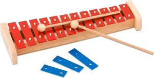 Betzold Musik Spielzeug-Musikinstrument Musik Glockenspiel sopran - Xylophon Klangstäbe Musikinstrument