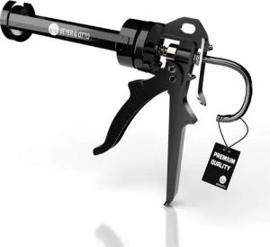 Beyer&Otto Kartuschenpistole Kartuschenpresse Metall Silikonpistole mit 25:1 Übersetzung