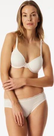 BH mit Schale Spitze off-white - Unique Cotton 95A