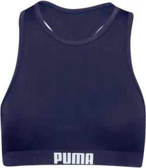 BH Puma Swim Women Racerback Swim Top 1p, Blau, Damen