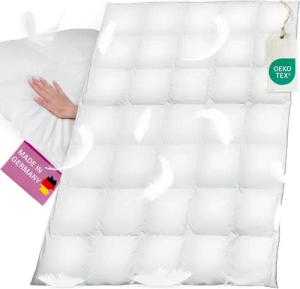 B!HOME Daunenbettdecke B!HOME Winterdecke Daunen 155x200cm (960g) Kassettenstegbett, Füllung: 100% Daunen, Bezug: 100% Baumwolle, 100% Daunen