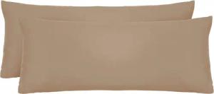 Biberna Kissenbezug Michi Feinjersey mit Reißverschluss, (2 Stück), verschiedene Größen, Feinjersey Kissenhülle aus 100% Baumwolle