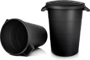 BigDean Mülleimer 2x wetterfeste Universaltonne mit Deckel und 2 stabilen Tragegriffen, Universaltonne, Mit Deckel, 2 Griffen, Indoor & Outdoor