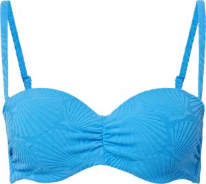 Bikini-Bandeau-Top mit Strukturmuster