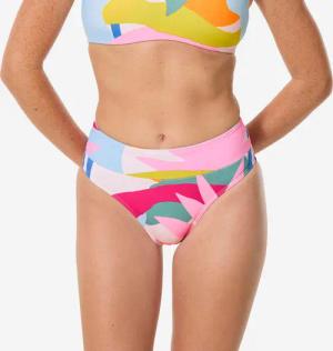 Bikini-Hose Damen hoher Taillenbund Nora Colorama