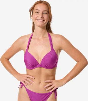Bikini-Oberteil Damen Push-Up angenähte Formschalen Elena Folk violett