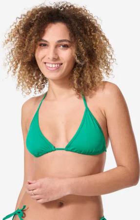 Bikini-Oberteil Damen Triangel verschiebbar Mae grün