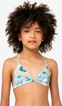 Bikini-Oberteil Triangel Tea 100 Mädchen khaki