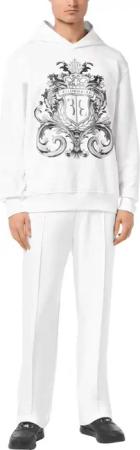 BILLIONAIRE - Hoodie Baroque - Größe XXL - weiß