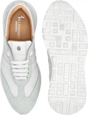 BILLIONAIRE Low-Top Sneaker - Läufer Sneaker Logo - Gr. 42 (EU) - in Weiß - für Damen