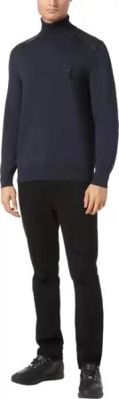 BILLIONAIRE - Schildkrötenhals - Größe L - blau