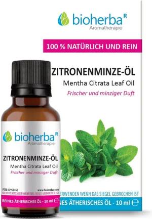 BIOHERBA R Pflege-Set Zitronenminze-Öl Reines ätherisches Öl 10 ml