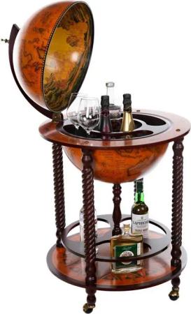 BIRENDY Dekoobjekt Birendy riesige Barwagen Hausbar mit Rollen Globusbar in 5 Farben