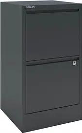 BISLEY Home Hängeregistraturschrank anthrazit 2 Schubladen 41,3 x 40,0 x 67,2 cm, 1 St.