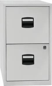 BISLEY Home PFA 2 Hängeregistraturschrank lichtgrau 2 Schubladen 41,3 x 40,0 x 67,2 cm, 1 St.