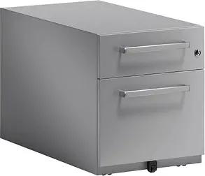 BISLEY Note Rollcontainer silber 2 Auszüge 42,0 x 77,5 x 49,5 cm