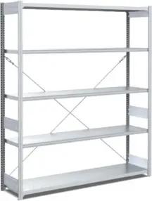 Bito Fachbodenregal Typ:L L1358xH2000xT424 mm, Grundfeld 100 kg verzinkt