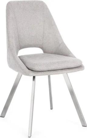 Bizzotto Stuhl Kashar aus Stoff, Hellgrau
