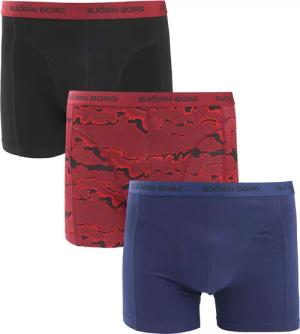 Bjorn Borg Boxers 3Pack Stretch Blau Rot - Größe M