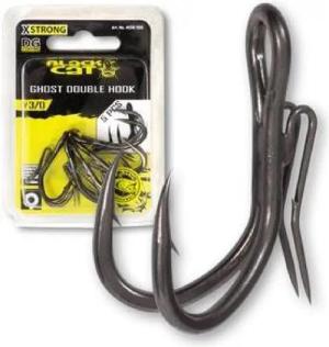 Black Cat Ghost Double Hook DG Coating 5st. Size 6/0
