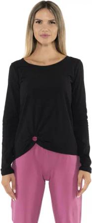 „Black Ring“ Damen-Langarm-T-Shirt