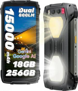 blackview BV7300 256GB 800LM Campinglicht Ohne Vertrag Outdoor Smartphone (6,67 Zoll, 50 MP Kamera, 15000mAh, 45W, 50MP, 32MP, 20MP, 6,67", NFC)