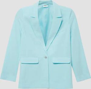 Blazer mit Reverskragen und Schmuckknopf