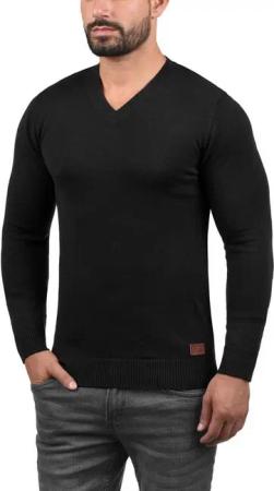 Blend Strickpullover BHLasse Feinstrickpullover mit aufgestickten Ellenbogenpatches