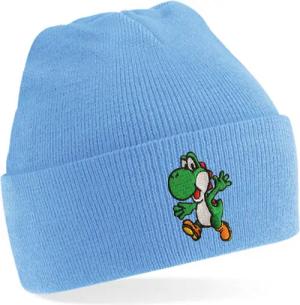 Blondie & Brownie Beanie Yoshi – Kultige Mütze für Super Mario Fans, Weich & Warm