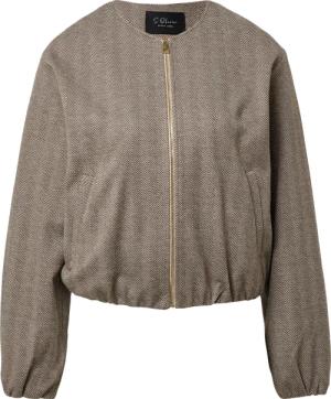Blouson mit Fischgratmuster und elastischem Saum