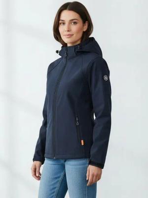 Blue Wave Softshelljacke Maite Damen Jacke Maite mit abnehmbarer Kapuze - winddicht und atmungsaktiv