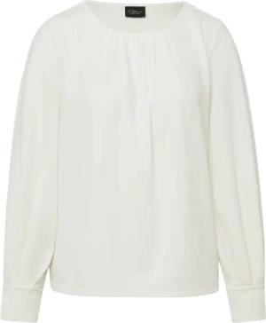 Bluse aus Jersey-Crêpe mit Faltendetails