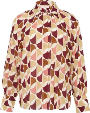 Bluse im Relaxed Fit und Raffung am Kragen