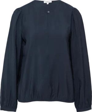 Bluse mit Puffärmeln im O-Shape