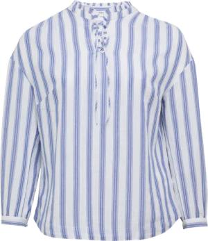 Bluse mit Rüschen und Glitzergarn