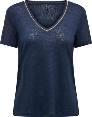 Bluse mit V-Ausschnitt Frau Only Onldorit Shine Jrs