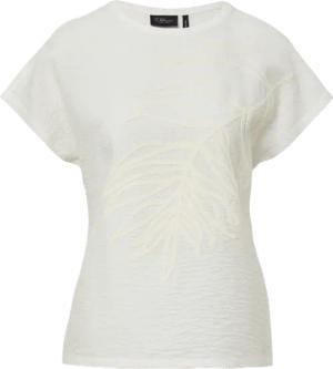 Blusenshirt aus Viskosemix mit Stickerei