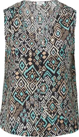 Blusentop aus Viskosemix mit Raffung