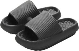 Blusmart 4 cm dicke EVA-Badepantolette Badepantolette (Hohe Elastizität und Komfort, Geeignet für den Heim- und Strandgebrauch) Unisex